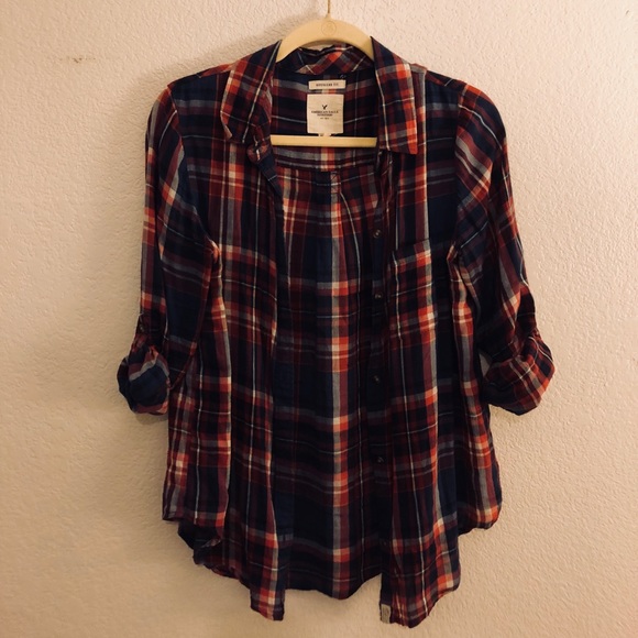 American Eagle Outfitters Tops - Flash sale!!! Boyfriend flannel